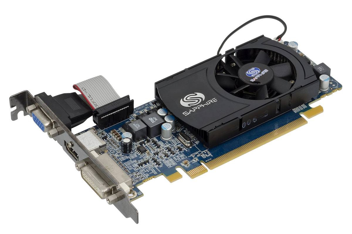 Grafická karta Sapphire Radeon HD 5570 s chladičem a ventilátorem